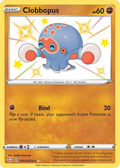 Clobbopus #SV072 Shining Fates: Shiny Vault