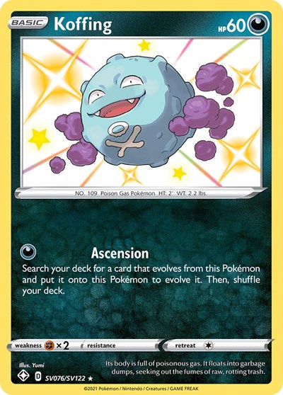 Koffing #SV076 Shining Fates: Shiny Vault