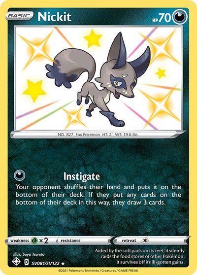 Nickit #SV081 Shining Fates: Shiny Vault