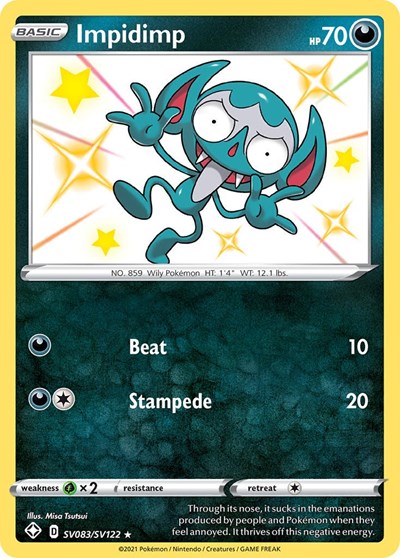 Impidimp #SV083 Shining Fates: Shiny Vault