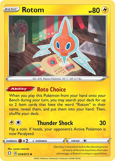 Rotom #34 Shining Fates