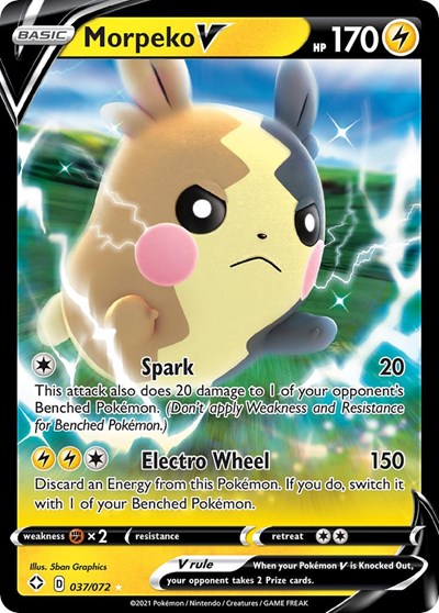 Morpeko V #37 Shining Fates