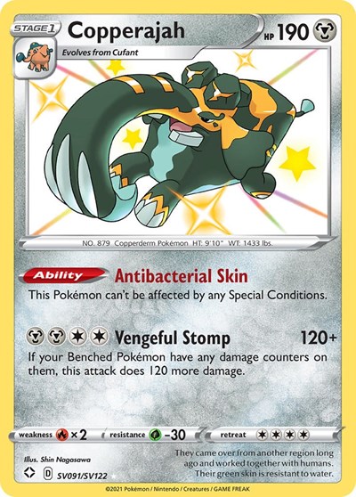 Copperajah #SV091 Shining Fates: Shiny Vault