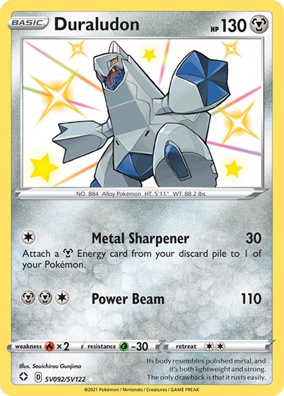 Duraludon #SV092 Shining Fates: Shiny Vault