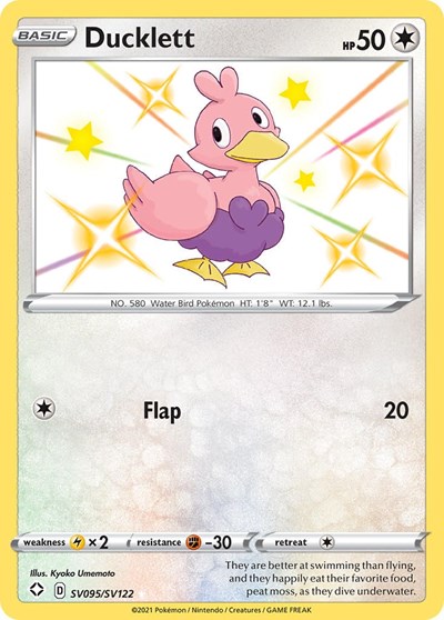 Ducklett #SV095 Shining Fates: Shiny Vault
