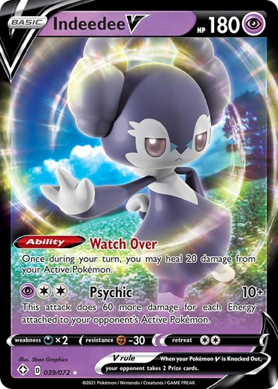 Indeedee V #39 Shining Fates