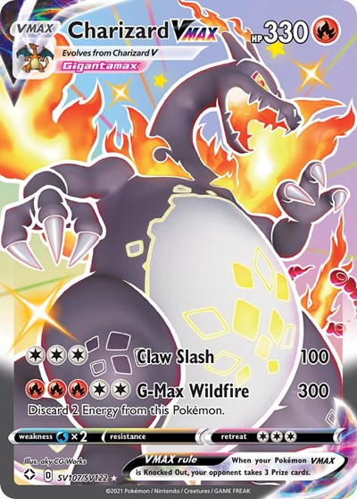 Charizard VMAX #SV107 Shining Fates: Shiny Vault