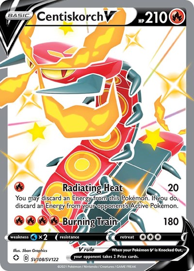 Centiskorch V #SV108 Shining Fates: Shiny Vault