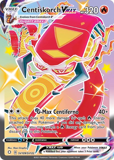 Centiskorch VMAX #SV109 Shining Fates: Shiny Vault