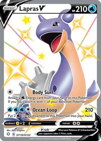 Lapras V #SV110 Shining Fates: Shiny Vault