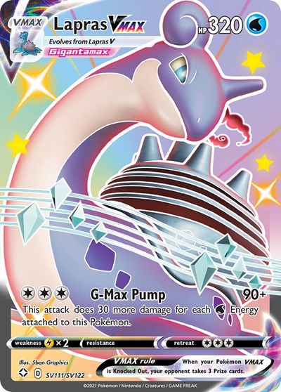 Lapras VMAX #SV111 Shining Fates: Shiny Vault