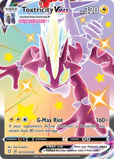 Toxtricity VMAX #SV113 Shining Fates: Shiny Vault