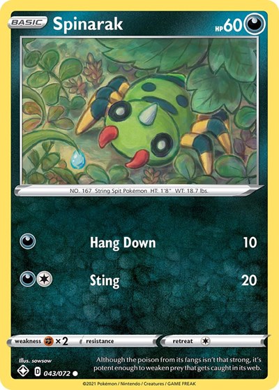 Spinarak #43 Shining Fates