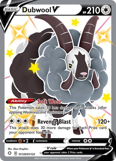 Dubwool V #SV120 Shining Fates: Shiny Vault