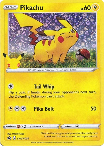 Pikachu - SWSH039 #SWSH039 Miscellaneous Cards & Products