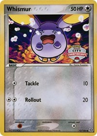 Whismur #73 League & Championship Cards