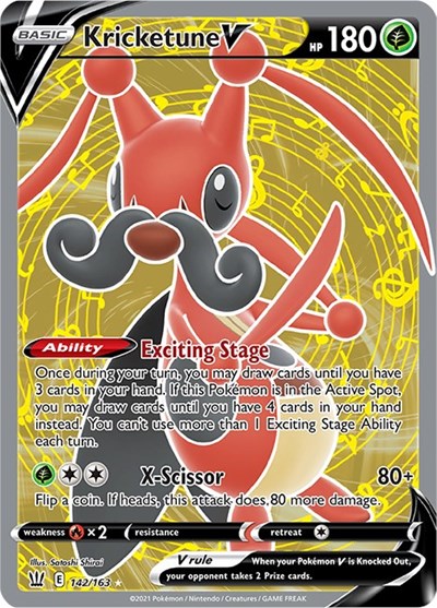 Kricketune V #142 Battle Styles