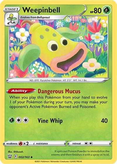Weepinbell #2 Battle Styles