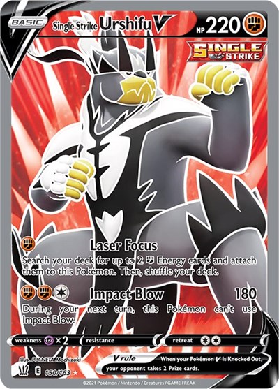 Single Strike Urshifu V #150 Battle Styles