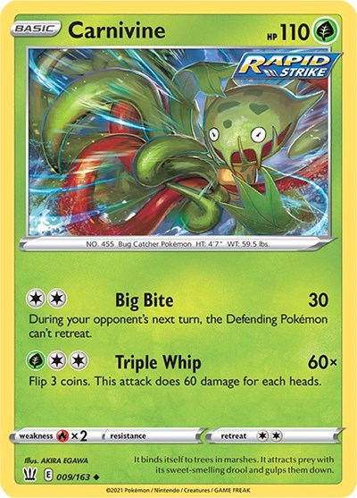 Carnivine #9 Battle Styles