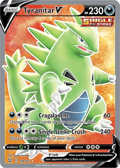 Tyranitar V #154 Battle Styles