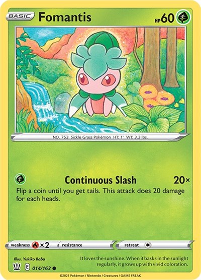 Fomantis #14 Battle Styles
