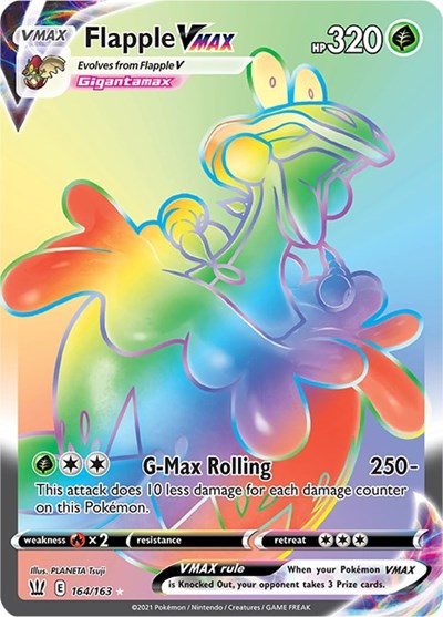 Flapple VMAX #164 Battle Styles