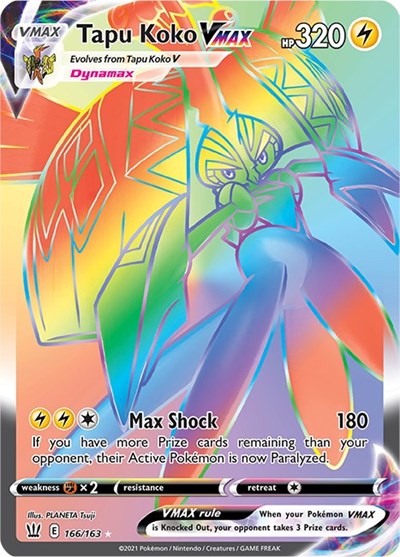 Tapu Koko VMAX #166 Battle Styles