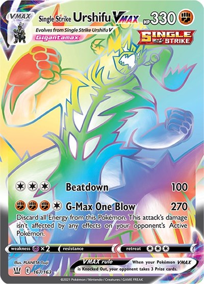 Single Strike Urshifu VMAX #167 Battle Styles