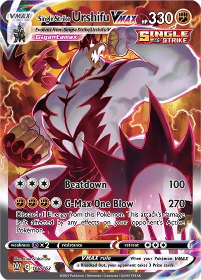 Single Strike Urshifu VMAX #168 Battle Styles