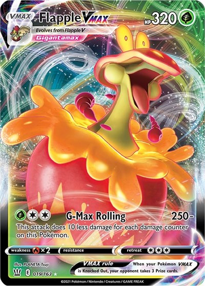 Flapple VMAX #19 Battle Styles