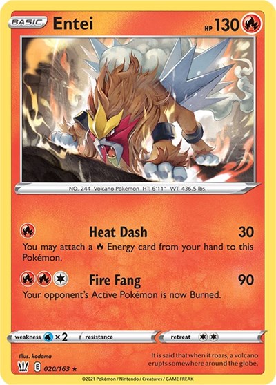 Entei #20 Battle Styles