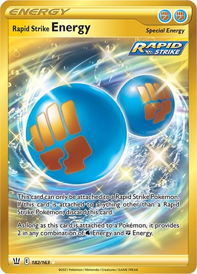 Rapid Strike Energy #182 Battle Styles
