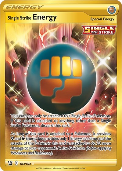 Single Strike Energy #183 Battle Styles