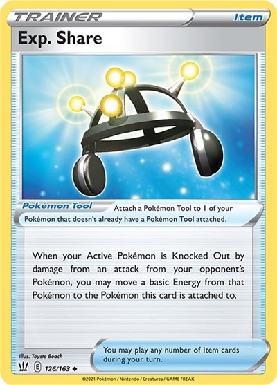 Exp. Share #126 Battle Styles