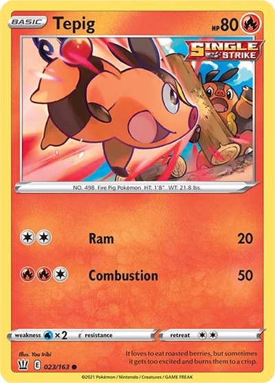 Tepig #23 Battle Styles