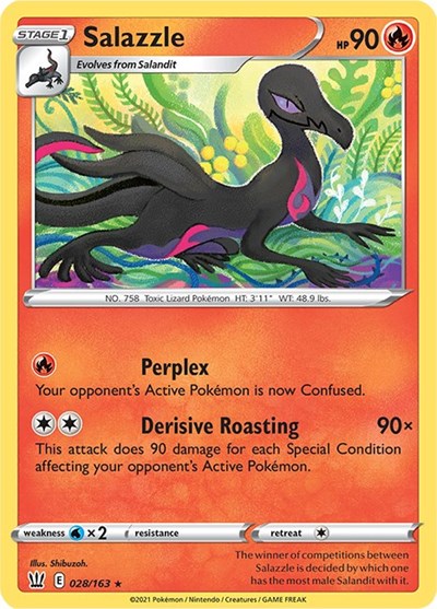 Salazzle #28 Battle Styles
