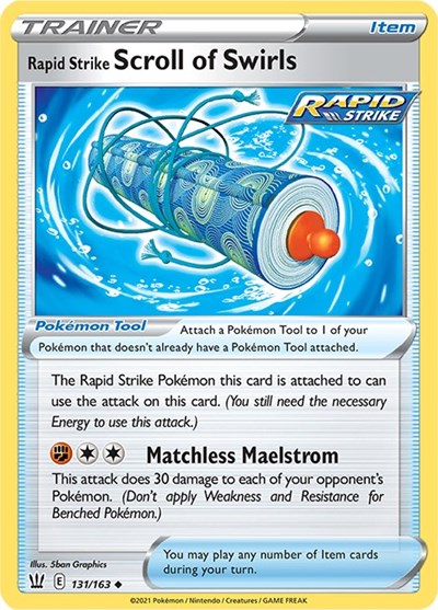 Rapid Strike Scroll of Swirls #131 Battle Styles