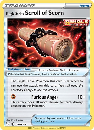 Single Strike Scroll of Scorn #133 Battle Styles