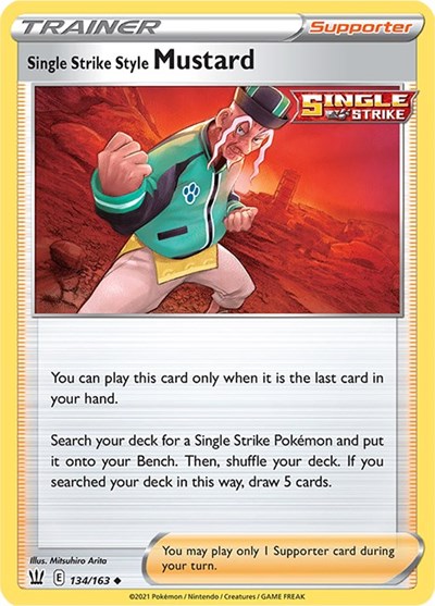 Single Strike Style Mustard #134 Battle Styles
