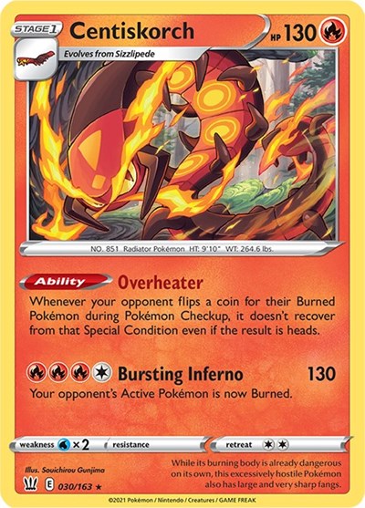 Centiskorch #30 Battle Styles