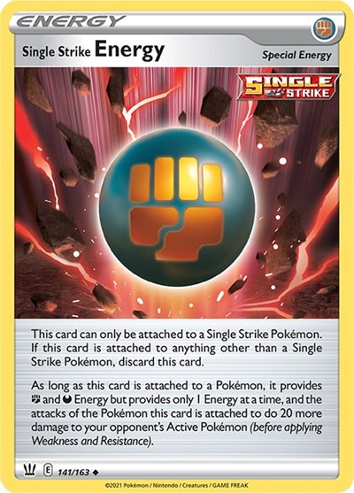 Single Strike Energy #141 Battle Styles