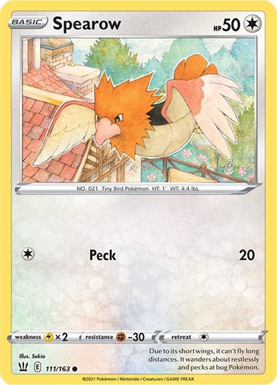 Spearow #111 Battle Styles