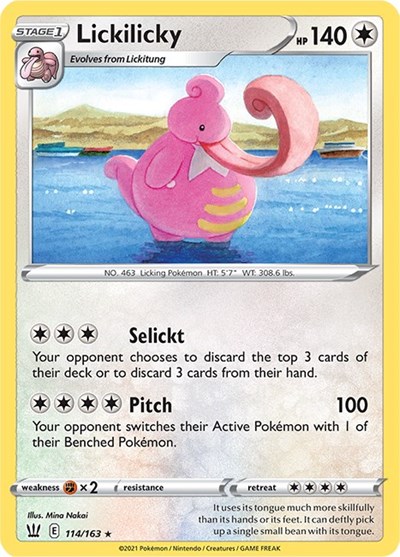 Lickilicky #114 Battle Styles