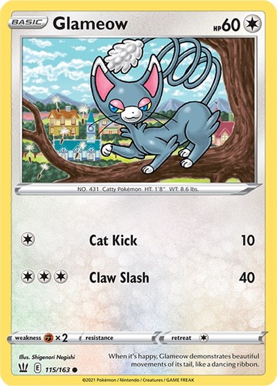 Glameow #115 Battle Styles