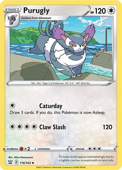 Purugly #116 Battle Styles