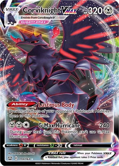 Corviknight VMAX #110 Battle Styles
