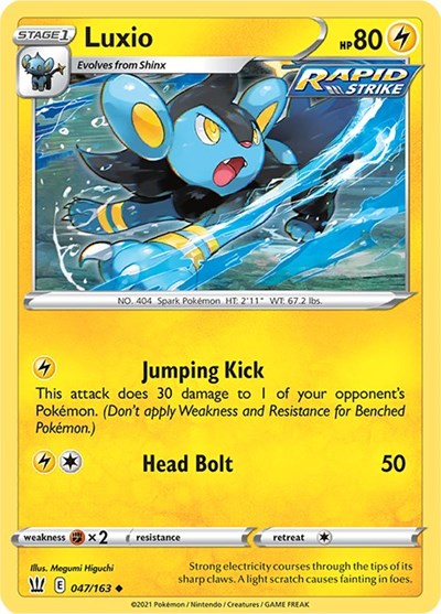 Luxio #47 Battle Styles
