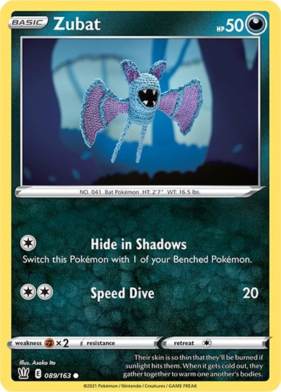 Zubat #89 Battle Styles