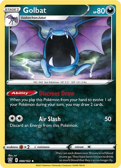 Golbat #90 Battle Styles